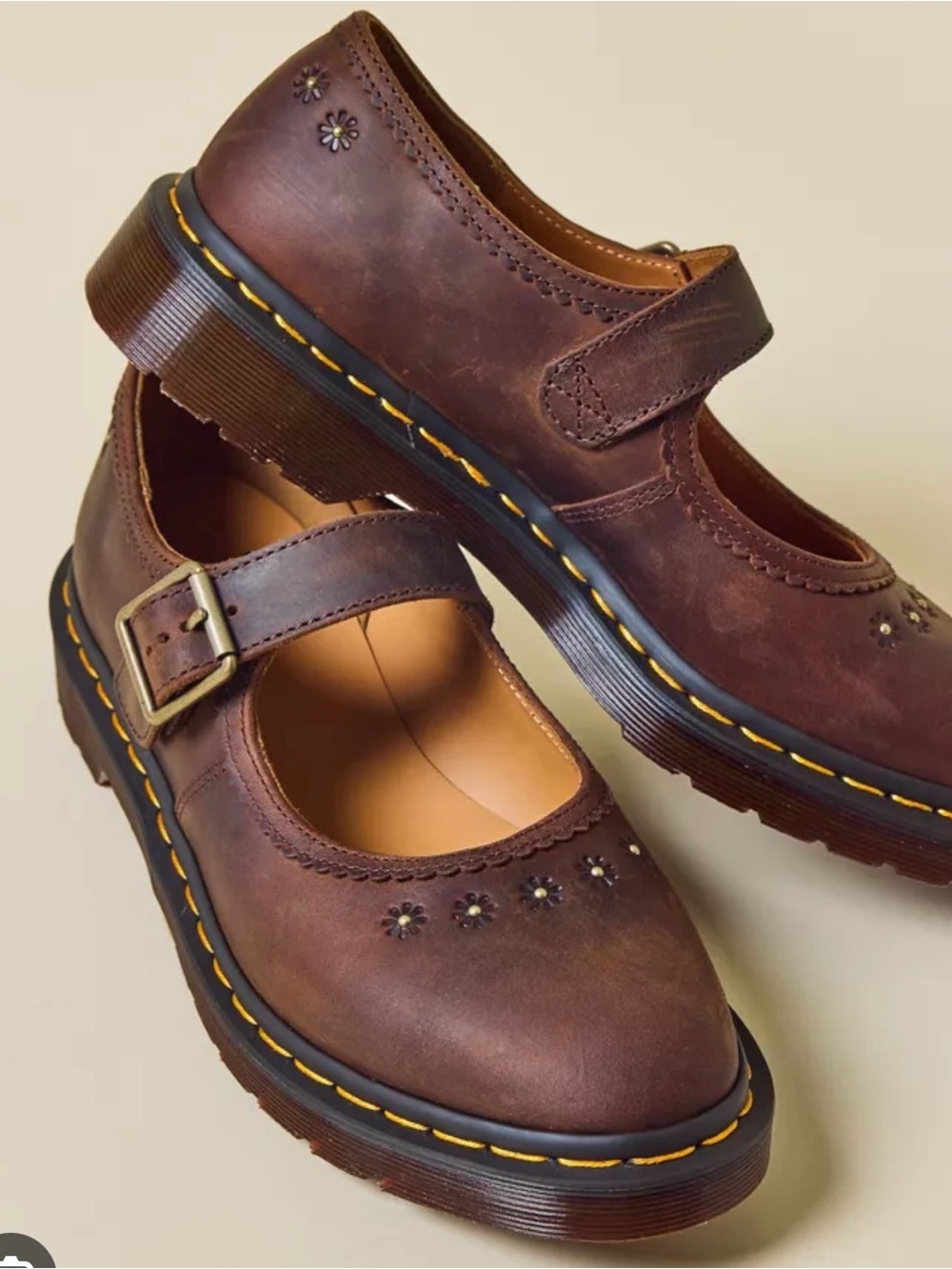 Doc Martens Flower Mary Janes